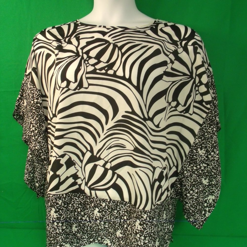 Beverly Drive Zebra Print Blouse